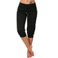 Bästsäljare🔥 👖 Högmidjade 3/4-joggers med sidofickor – stretchig komfort för träning och vardag
