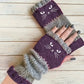 ⚡Christmas Hot Sale 50% OFF!🔥Warm and Cuddly🧤Women's Knitted Fingerless Gloves with Cute Cat Pattern🐱