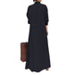 👗 50% RABATT! ✨ Lång, Enkel & Elegant Klänning – Slät Silhuett, Mjukt Tyg & Perfekt För En Minimalistisk Vardagslook 🌸