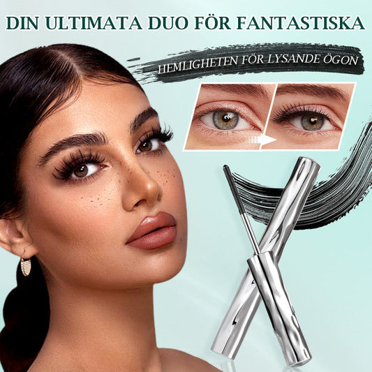 🔥2 för 1🔥Vattentät och svettsäker förlängnings- och curlingmascara