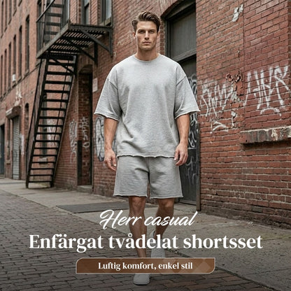 🏋️‍♂️ Fritidsset med korta ärmar – andas, torkar snabbt, hög elasticitet. Perfekt för gymmet och fritiden🔥