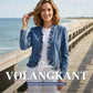 🧥 🌸 Dam Denimjacka med Volang & Öppen Framsida – Lättviktig & Feminin – Mångsidig & Chic 👗