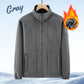 🎅Julförförsäljning🎁Herrjacka i dubbelvävd fleece🔥FRI FRAKT