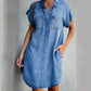 💃Casual Denim Short Sleeve Dress