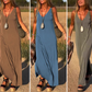 ✨Nyhet för försommar✨Maxi Cami-klänning med V-ringad dam