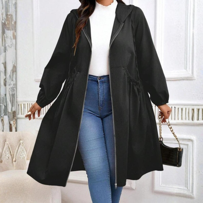 Nyhet✨ 🧥 Mjuk och ledig kappa med huva – tidlös komfort för svala dagar