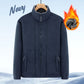 🎅Julförförsäljning🎁Herrjacka i dubbelvävd fleece🔥FRI FRAKT