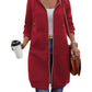 🔥✨Fleece-tröja med huva och dragkedja för kvinnor