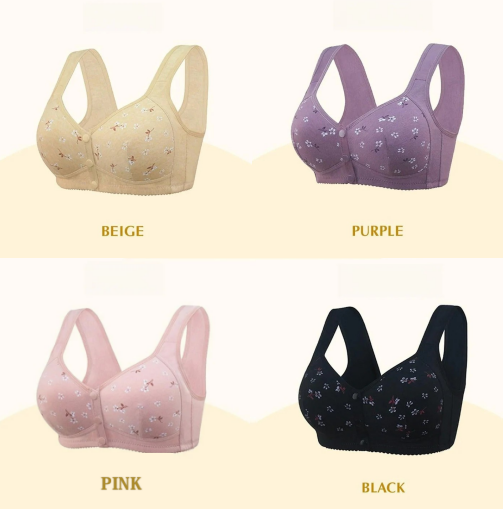 Soutien-gorge à boutons frontaux confortable et pratique