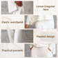💕2-delat set för kvinnor: långärmad topp med rund hals + byxor 🧥+👖
