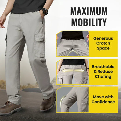 👖 Slitstarka, mycket bekväma byxor med lös passform och flera fickor