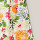 💃Midi-klänning med blommönster, smockad krage och fickor