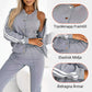 Bästsäljare🔥 👚 3-delat basebollset – ledig streetstyle för kvinnor