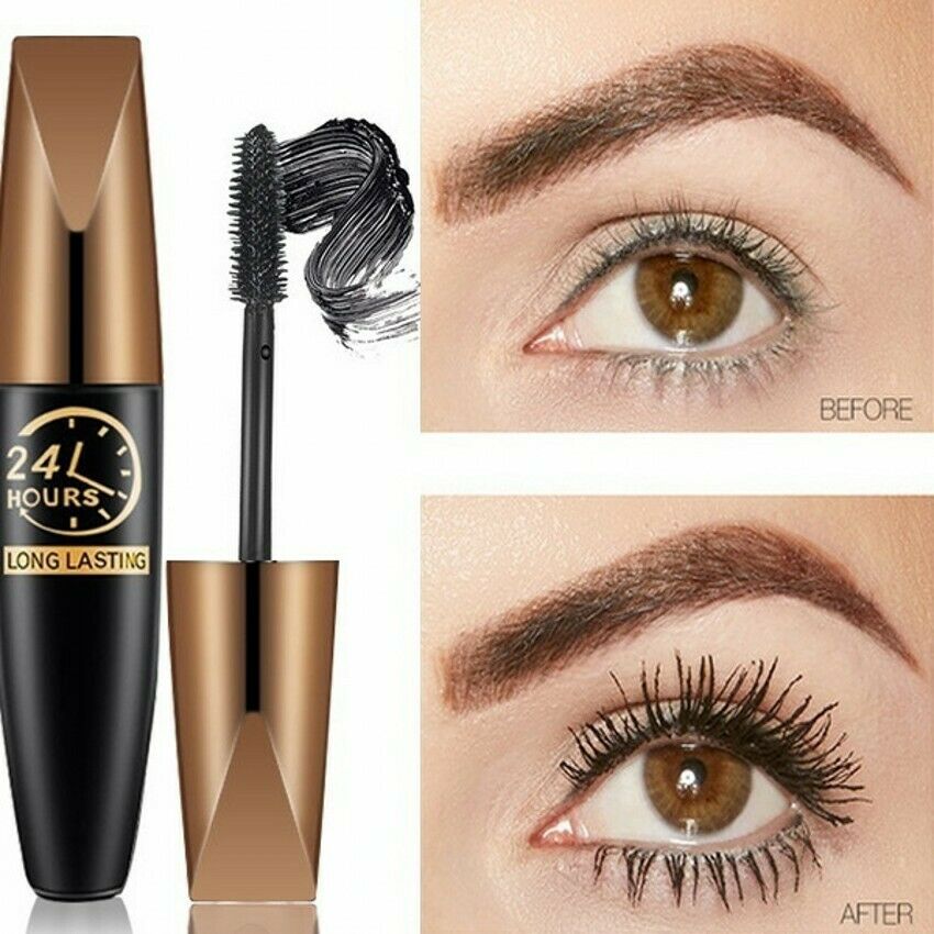 Mascara allongeant épais en fibre de soie imperméable 4D-6