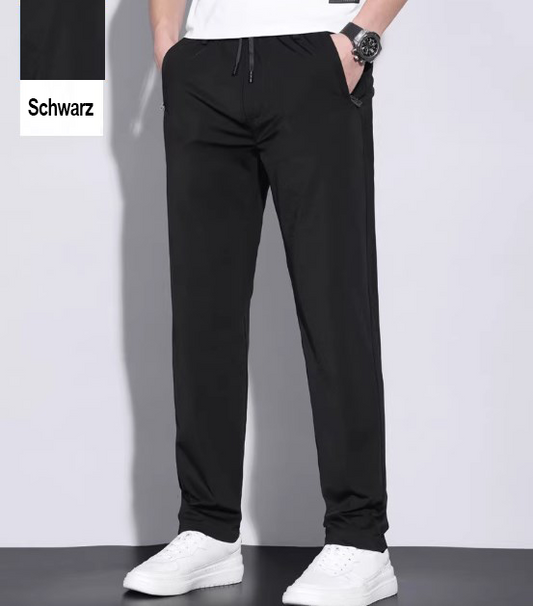 2025 Pantalon de survêtement en soie glacée d'été pour hommes🔥Achetez 2 livraisons gratuites🔥