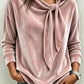 Nyhet✨ 🌸 Oversized blus i glansig sammetskvalitet
