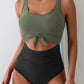 🔥2025 SUMMER 50% OFF🎁Ruched Tie-Knot Tummy Control One-Piece Swimsuit