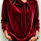Nyhet✨ 🌸 Oversized blus i glansig sammetskvalitet