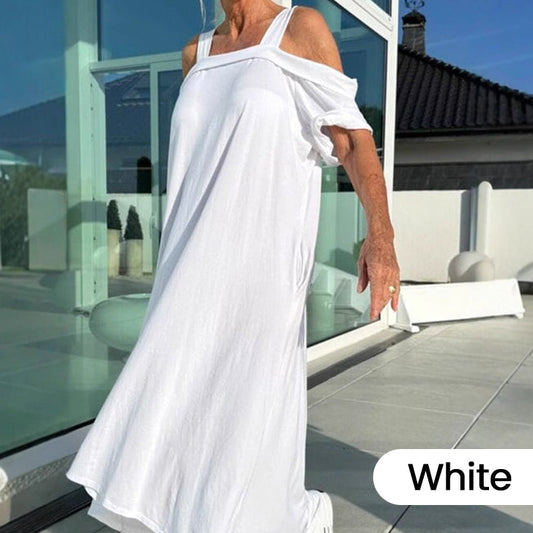 💃Sommar Nytt🔥Extra långa klänningar och halterneckklänningar för kvinnor.