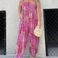 🌸 Löst sittande jumpsuit med tryck (begränsat lager) 💥