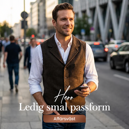 ✨🔥REAerbjudanden – Herrers smalpassformade Casual Affärsväst