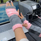 ⚡Christmas Hot Sale 50% OFF!🔥Warm and Cuddly🧤Women's Knitted Fingerless Gloves with Cute Cat Pattern🐱