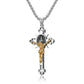 📿Kors halsband-Benedict Protection Cross Power Hängsmycke