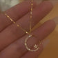 Produkt A✨Halsband med månstjärna🌙