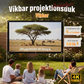 🔥🔥Bærbar 4K-projektor med Anti-Light-skjerm som kan klappes sammen🎥