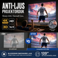 🔥🔥Bærbar 4K-projektor med Anti-Light-skjerm som kan klappes sammen🎥