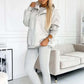 💕💕Löst och mysigt tredelat set med huvtröja och sweatshirt