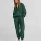 Långärmad Halvzip Sweatsuit Set🔥Köp 2 och få fri frakt