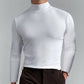 Ny långärmad slim fit-T-shirt med hög hals för män🎁Köp 3 och få fri frakt