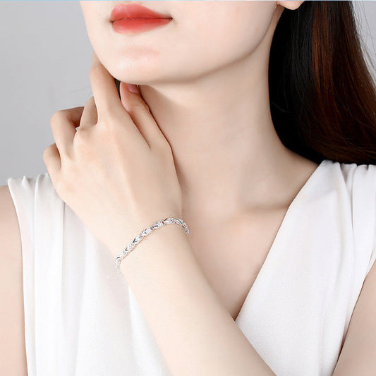 Produkt A✨Elegant gnistrande Lucky Clover Armband