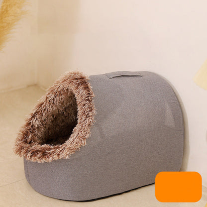 💥 Hot försäljning 🐾 Winter Warm Pet Cave säng