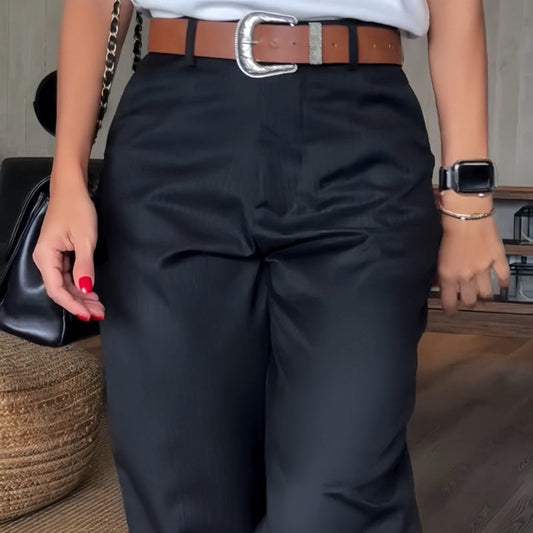 Pantalon Tailleur Droit Décontracté Taille Haute pour Femmes🔥LIVRAISON GRATUITE🔥