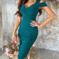 Slim Fit Sexy Off-Shoulder Bodycon-klänning för kvinnor