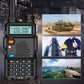 🔥📡 UV-5R Hamradio Långdistans UV5R Two-Way Radio Dualband Walkie-Talkie