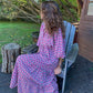 💖SISTA DAGEN FÖRSÄLJNING 57% RABATT💖 Elegant boho maxiklänning för kvinnor med puffärmar👗