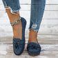 🔥Senaste dagskampanj 50% rabatt - Bekväma mjuka loafers för kvinnor i vintage stil med rosett