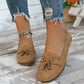 🔥Senaste dagskampanj 50% rabatt - Bekväma mjuka loafers för kvinnor i vintage stil med rosett