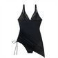 💕👗🌴Slimmande Nät Genomskinlig Sarong Omslag Baddräkt