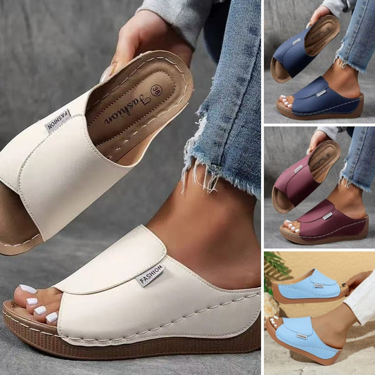 🔥Casual Wedge Slide-sandaler för kvinnor