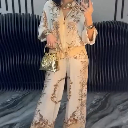 🔥Elegant tvådelat set med dragkedja för kvinnor