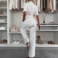 🌸Women’s Button-Down Jumpsuit with Waist Tie