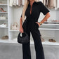 🌸Women’s Button-Down Jumpsuit with Waist Tie