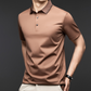 ❄️Men's Casual Business T-shirt med kort ärm och uppslag