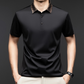 ❄️Men's Casual Business T-shirt med kort ärm och uppslag