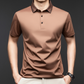 ❄️Men's Casual Business T-shirt med kort ärm och uppslag