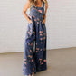🔥Köp 2 och få fri frakt🌸Damjumpsuit med tryck i casualdenim